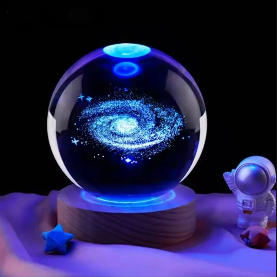 3D Solar System Crystal Ball