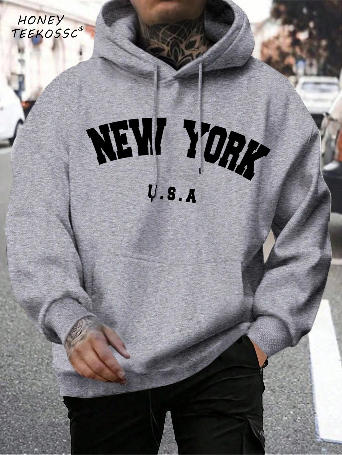 Men's Brooklyn Print Hoodie