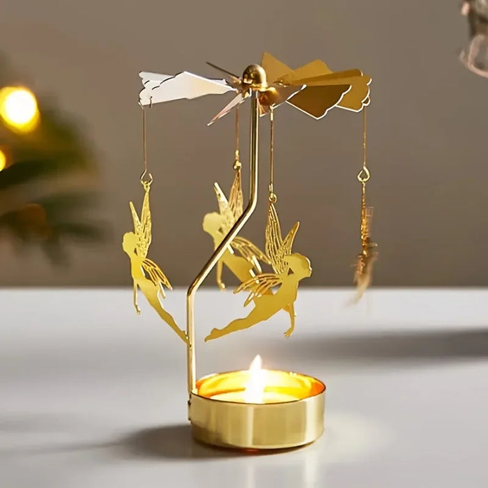 Rotating Metal Candle Holder