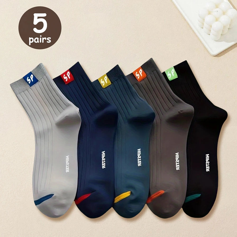 Men's Breathable Sports Socks (5–20 Pairs)