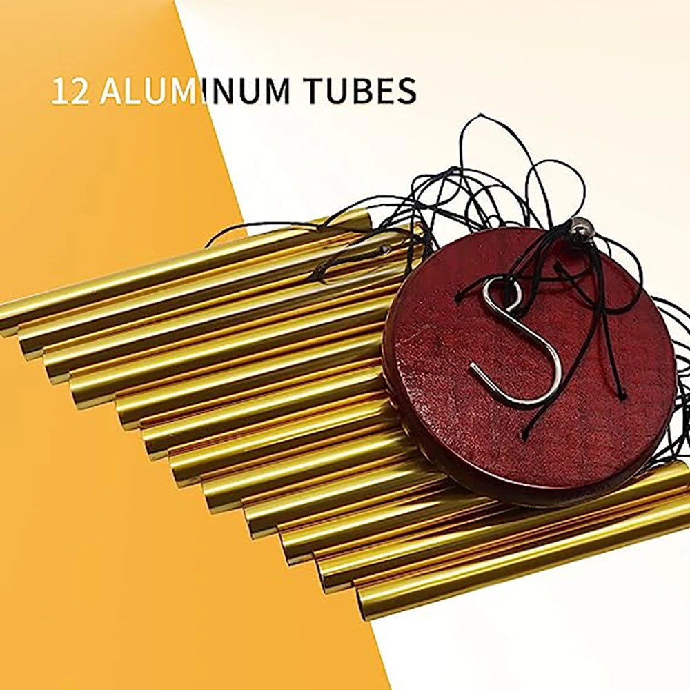 12-Tube Aluminum Wind Chimes