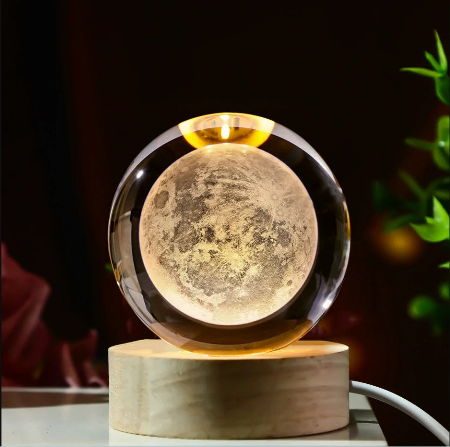3D Solar System Crystal Ball