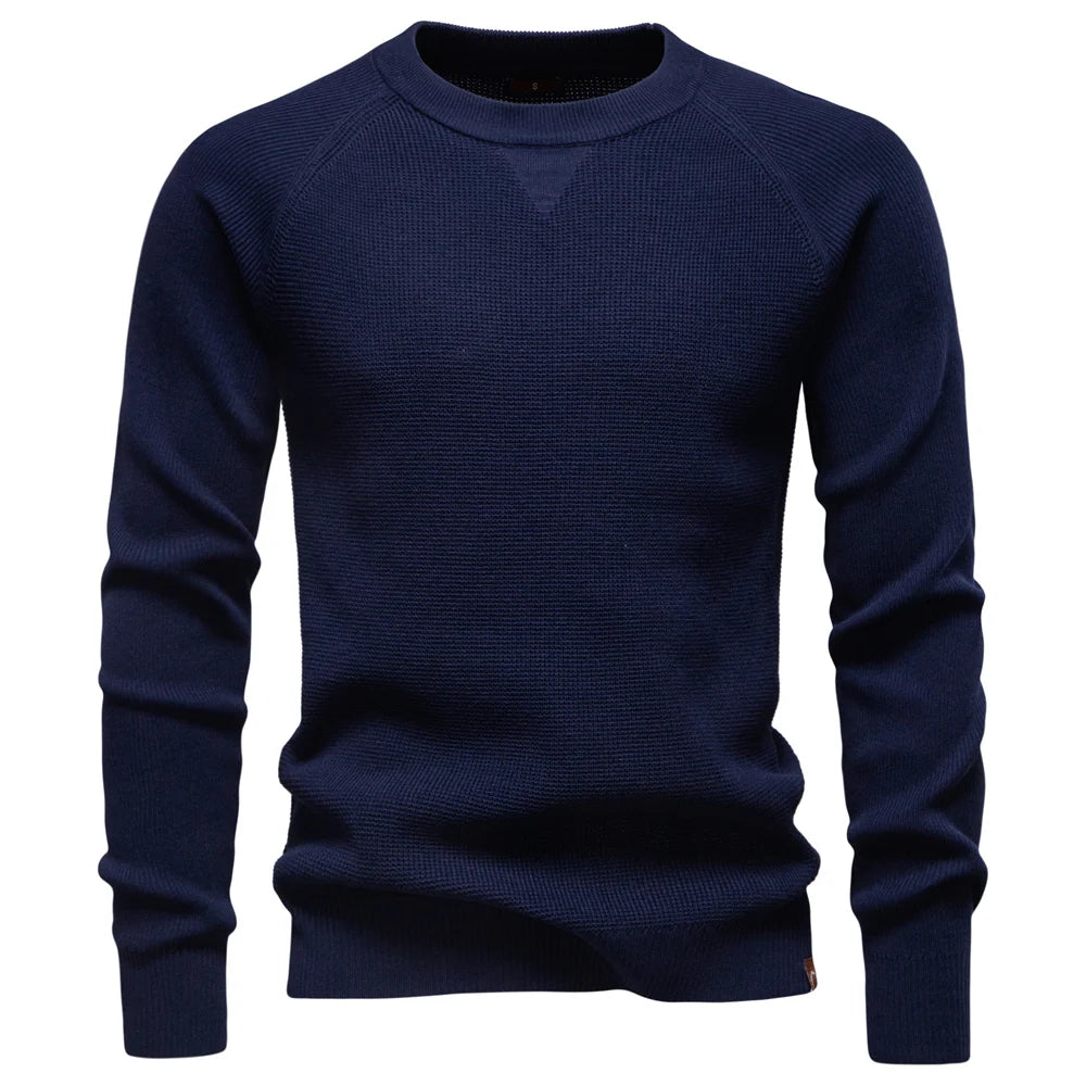 Men's Long Sleeve Henley Polo Shirt