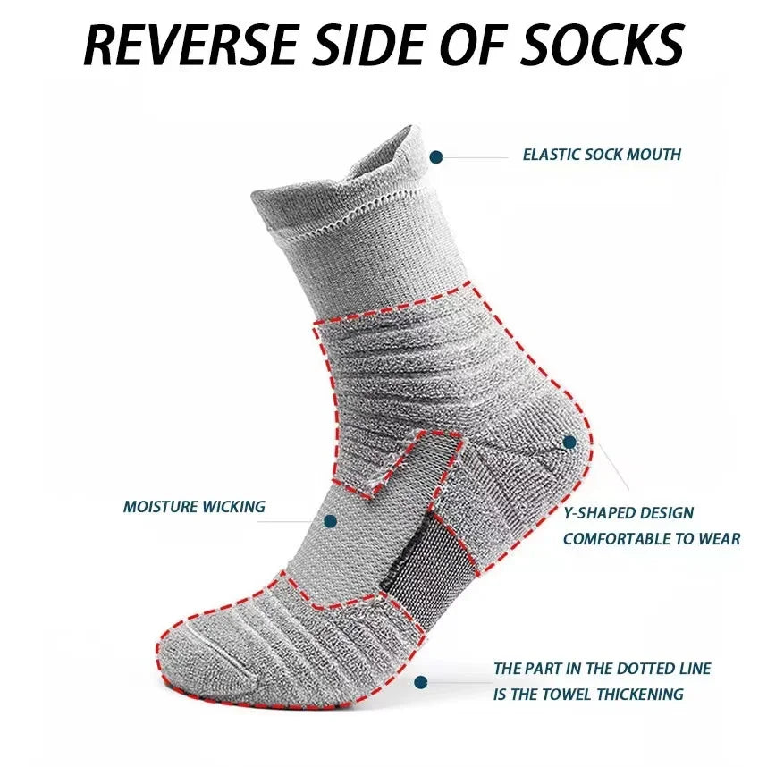 Men's Anti-Slip Football Socks (1/3 Pairs)
