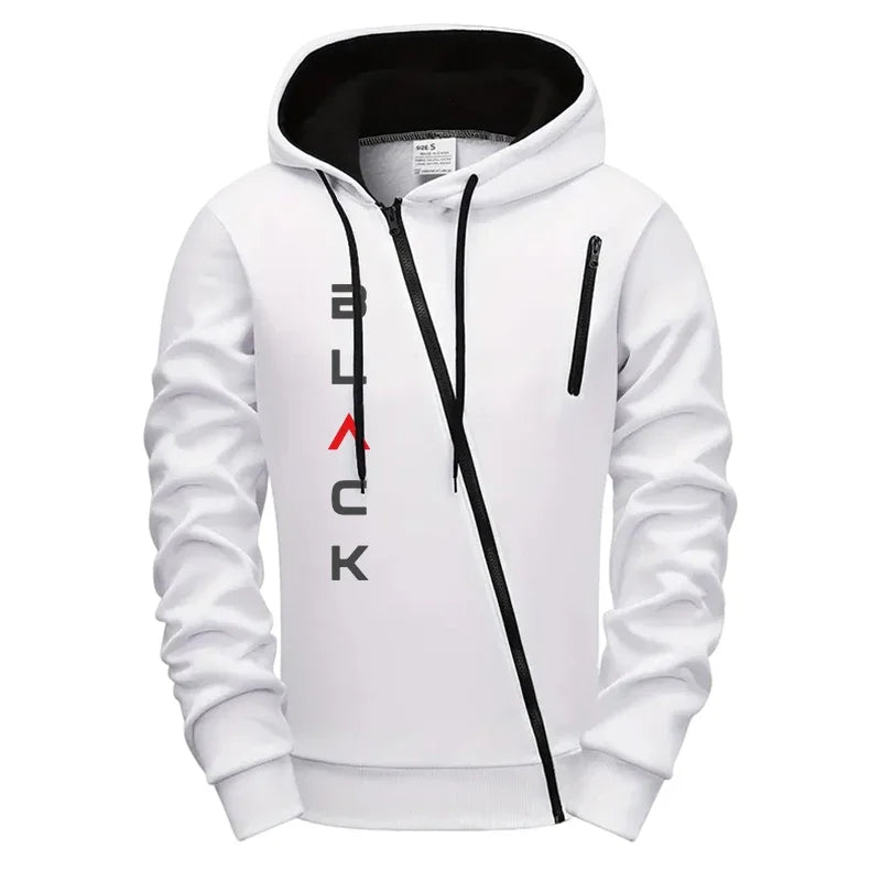 Men's Letter Print Zip Tracksuit