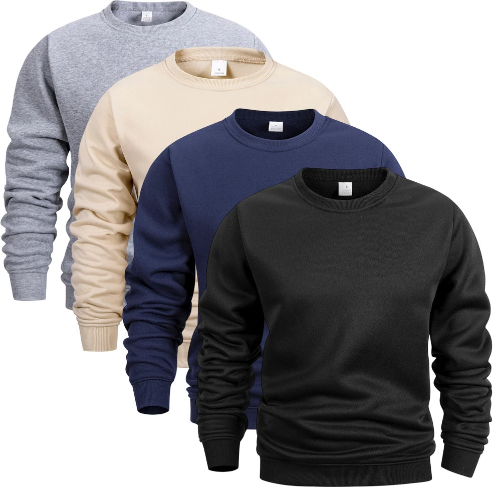 Men's Fleece Crew Neck Sweatshirt