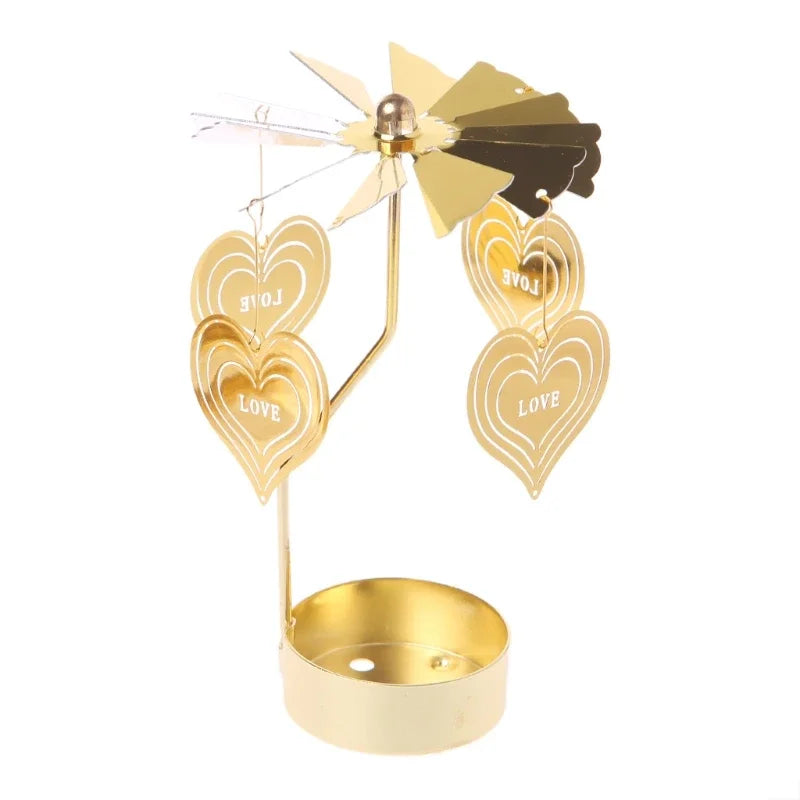 Rotating Metal Candle Holder