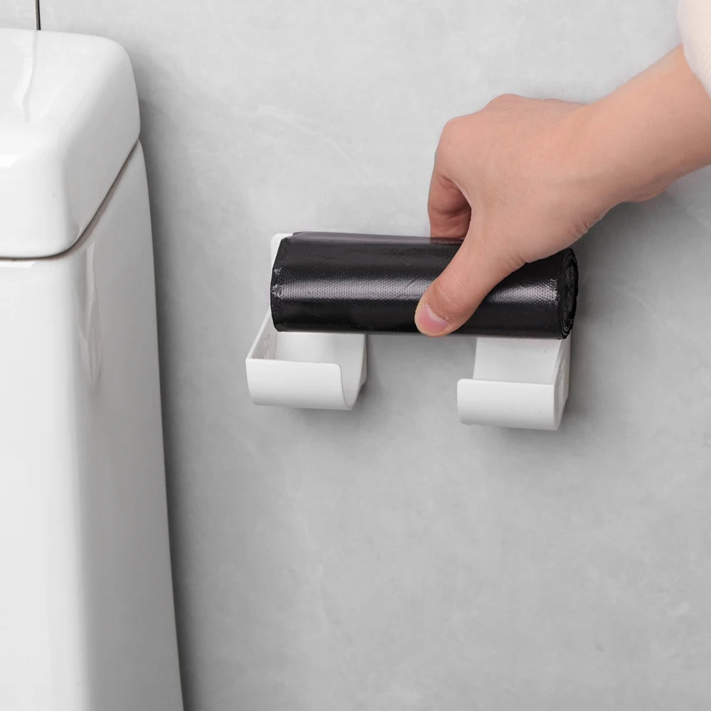 Wall-Mounted Trash Bag Holder & Dispenser
