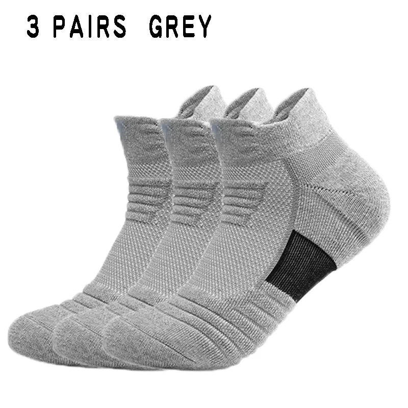 Cushioned Mesh Athletic Socks (3 Pairs)