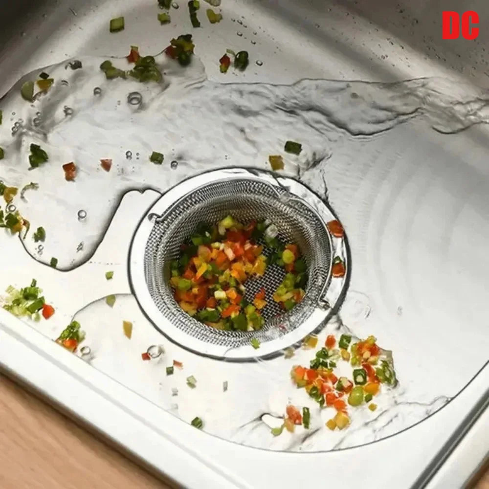 Stainless Steel Sink Strainer & Hair Catcher