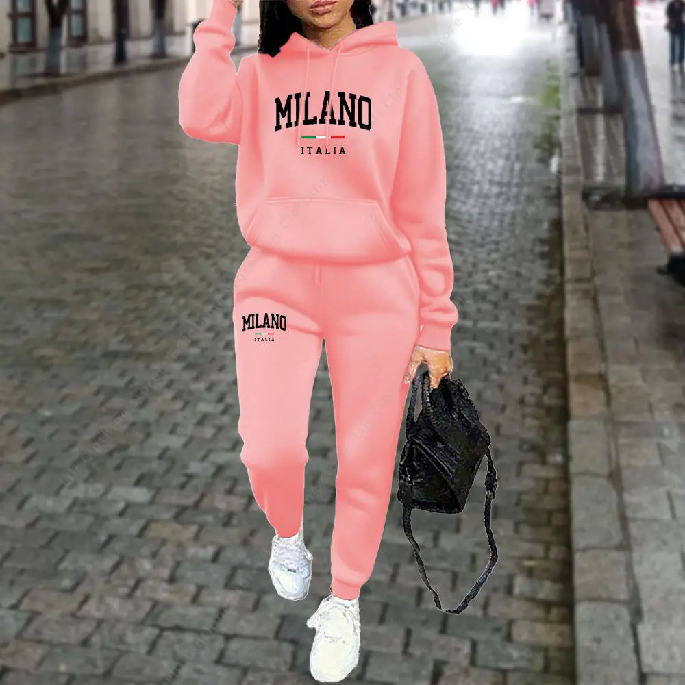 Women's 2-Piece Hoodie & Pants Tracksuit