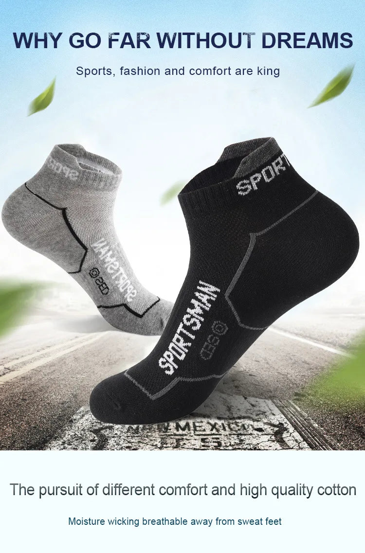 Men's Breathable Mesh Sports Socks (6 Pairs)