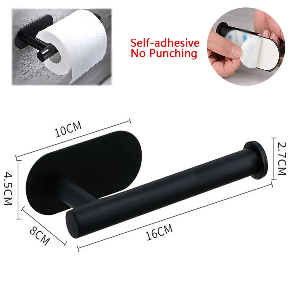 Adhesive Paper Towel & Toilet Roll Holder