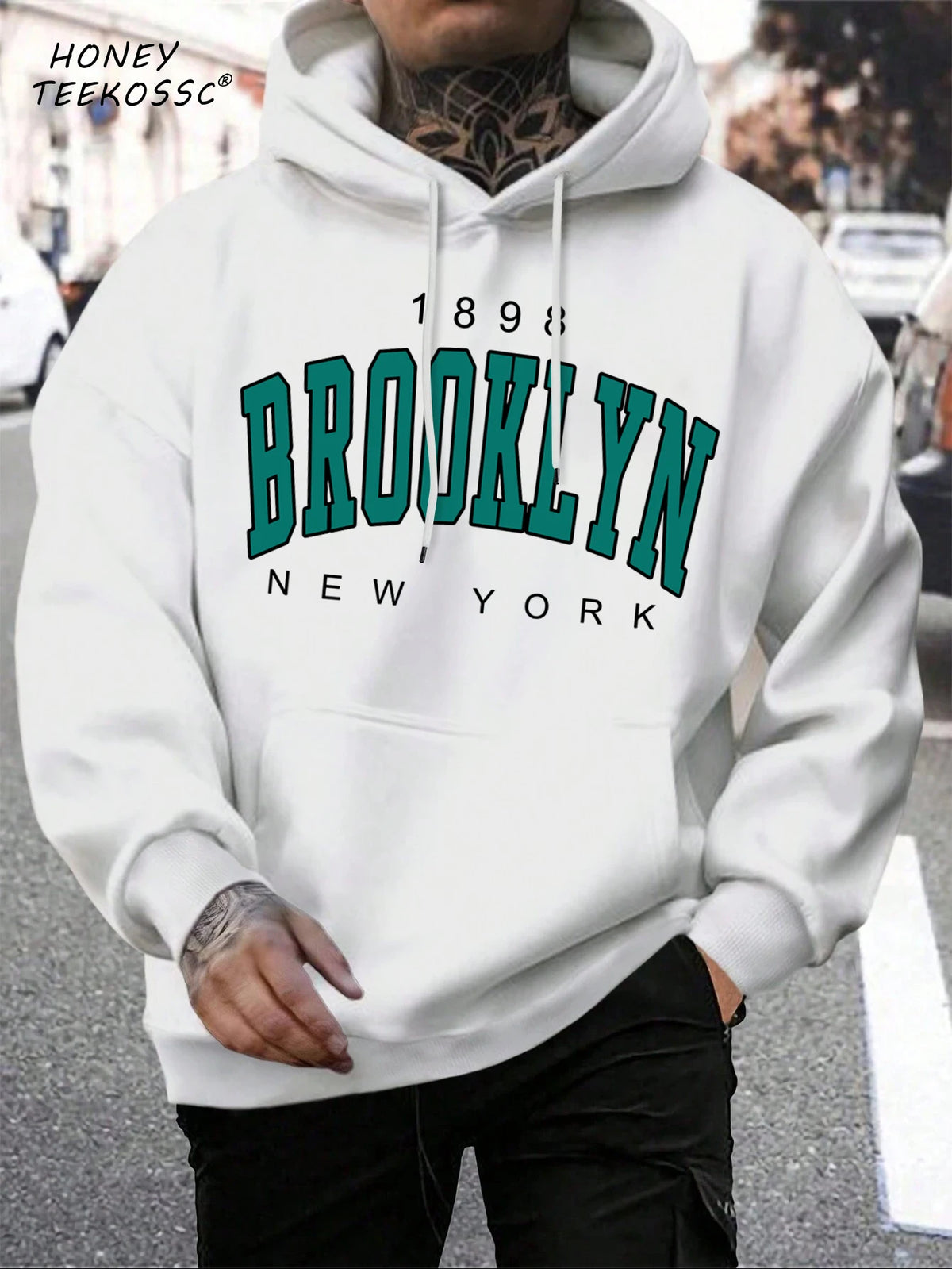 Men's Brooklyn Print Hoodie