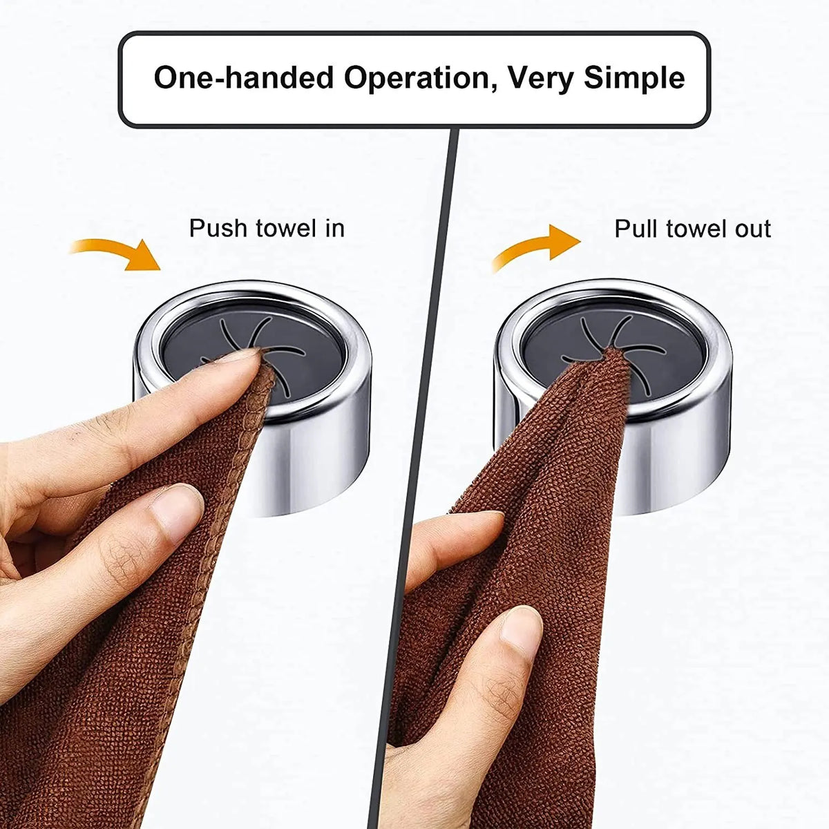 Wall-Mounted Dish Cloth Clips (3 Pcs)