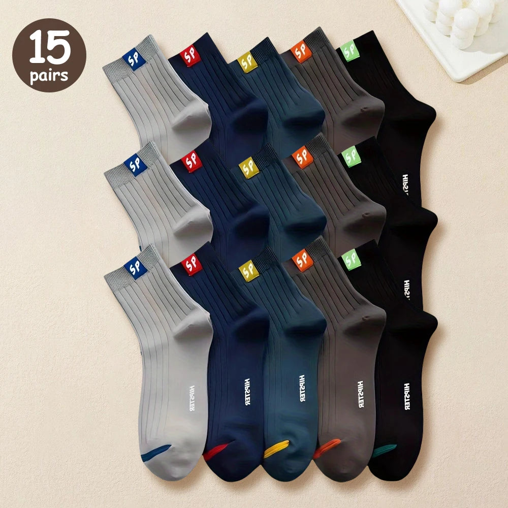 Men's Breathable Sports Socks (5–20 Pairs)