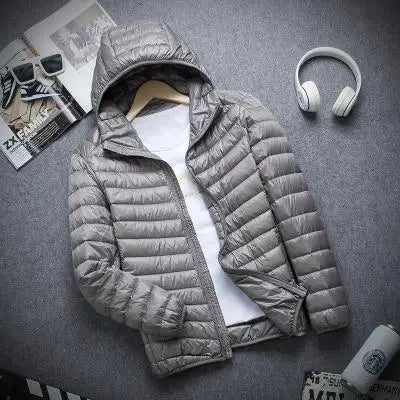 Men's Lightweight Hooded Down Jacket