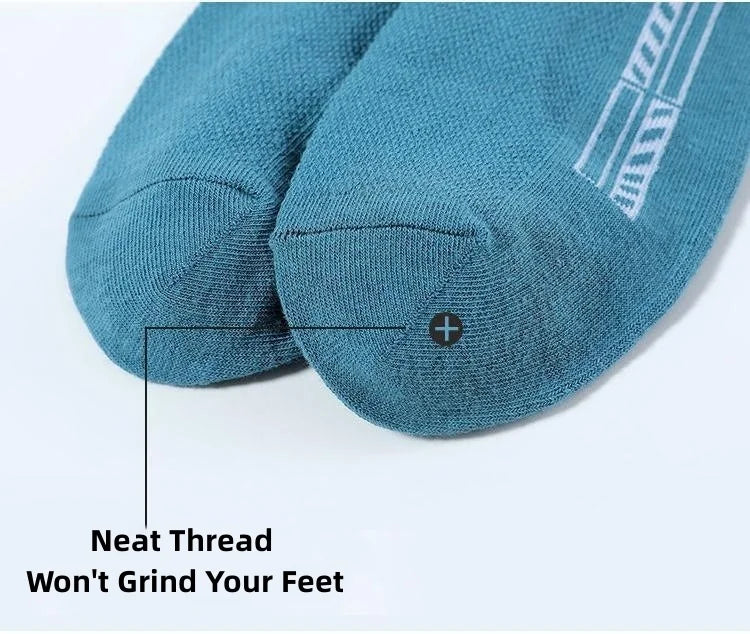 Men's Breathable Cotton Ankle Socks (5 Pairs)