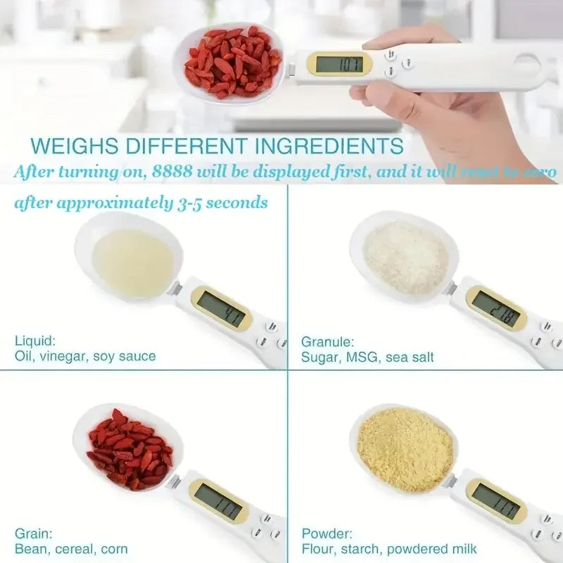 Digital Measuring Spoon Scale (0.1–500g)