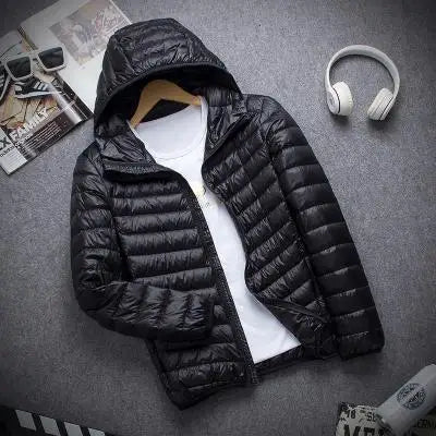 Men's Lightweight Hooded Down Jacket