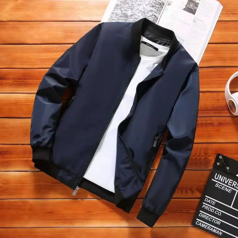 Men's Slim Fit Bomber Jacket