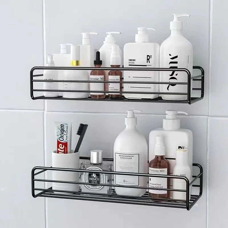 No-Drill Corner Shower Caddy Shelf