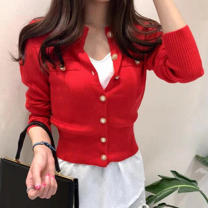 Women's Knitted Cardigan Sweater Coat