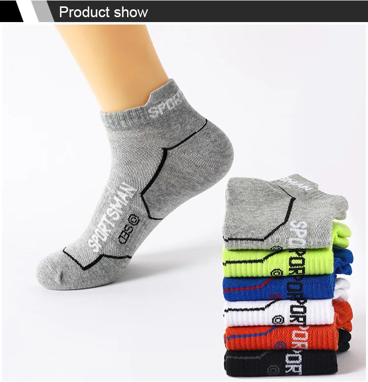 Men's Breathable Mesh Sports Socks (6 Pairs)