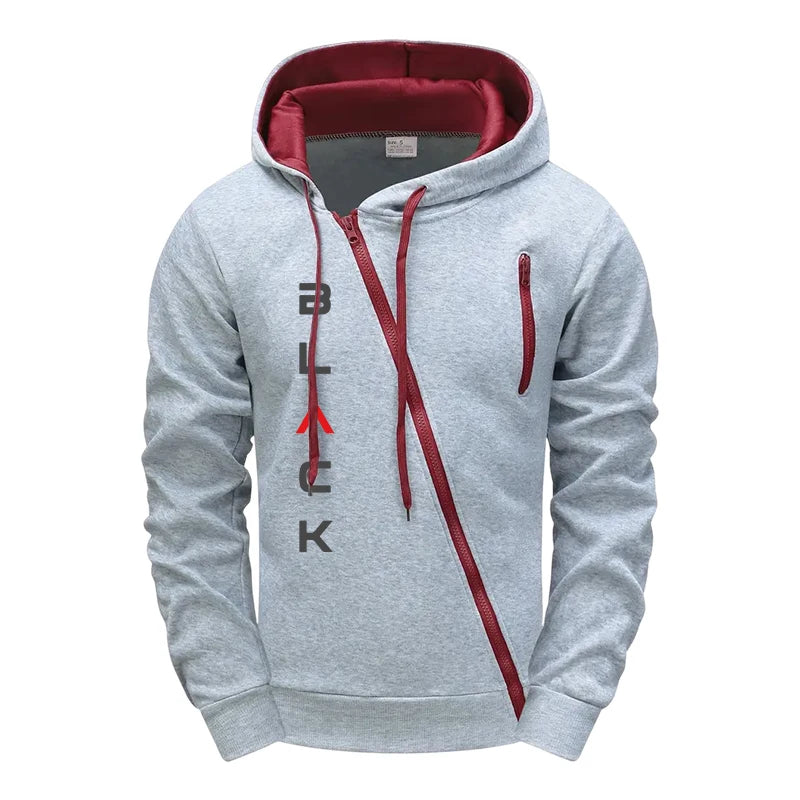 Men's Letter Print Zip Tracksuit