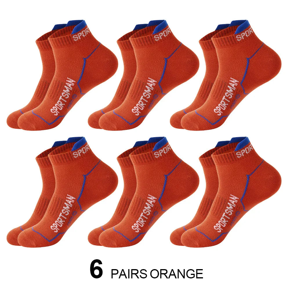 Men's Breathable Mesh Sports Socks (6 Pairs)