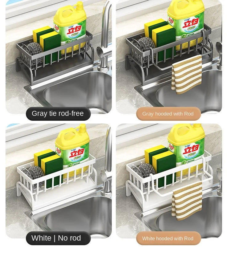 Sink Sponge & Dish Cloth Draining Rack