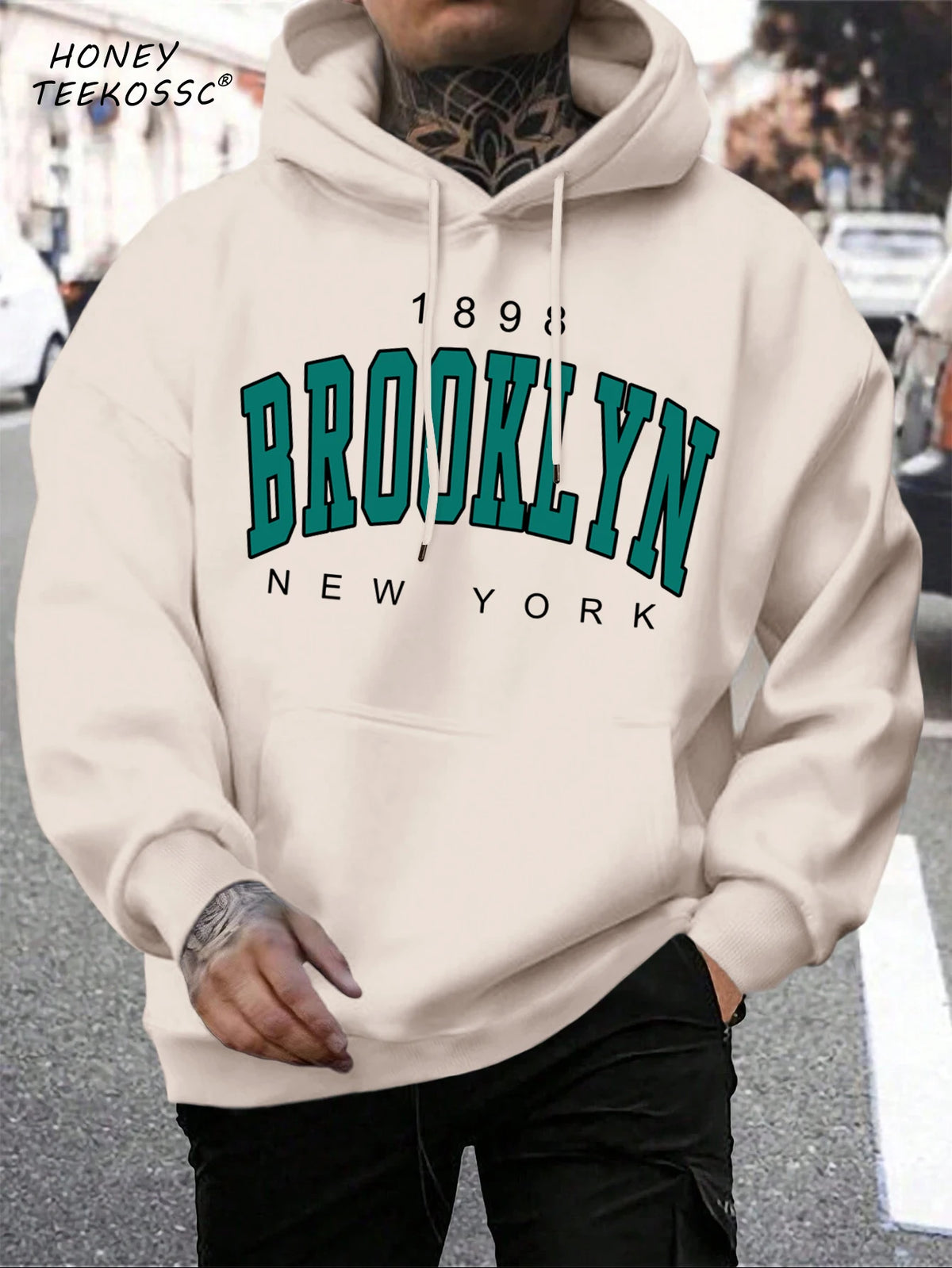 Men's Brooklyn Print Hoodie