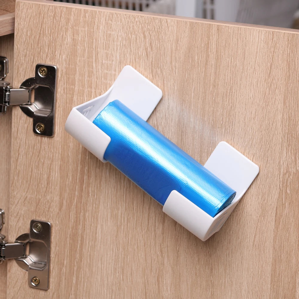 Wall-Mounted Trash Bag Holder & Dispenser