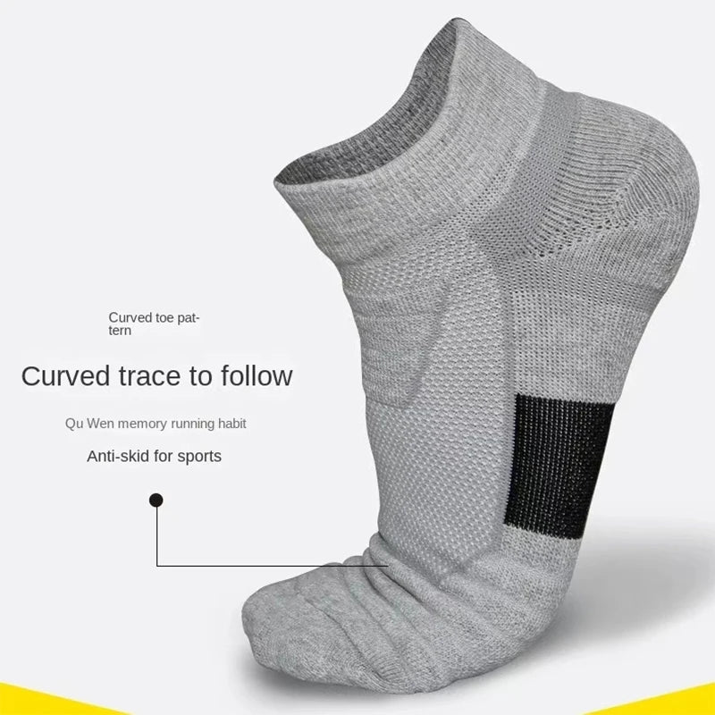 Cushioned Mesh Athletic Socks (3 Pairs)