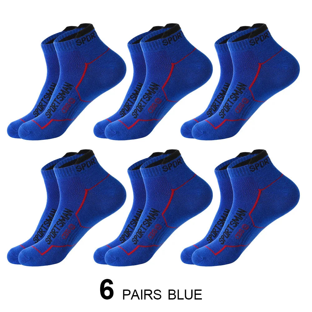 Men's Breathable Mesh Sports Socks (6 Pairs)