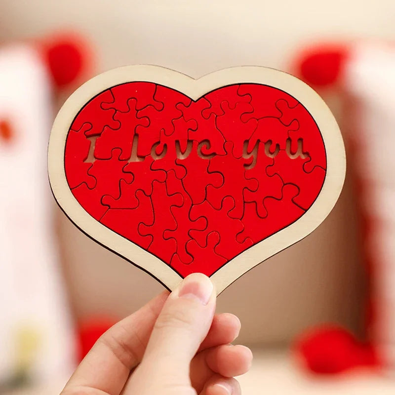 "20 Reasons Why I Love You" Engraved Puzzle Gift