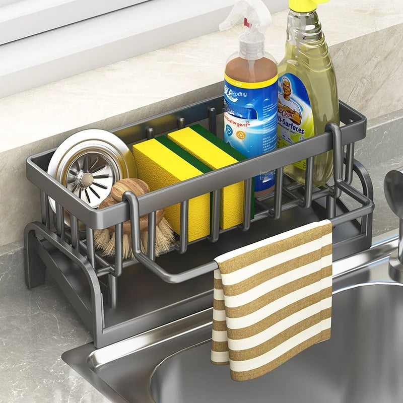 Sink Sponge & Dish Cloth Draining Rack
