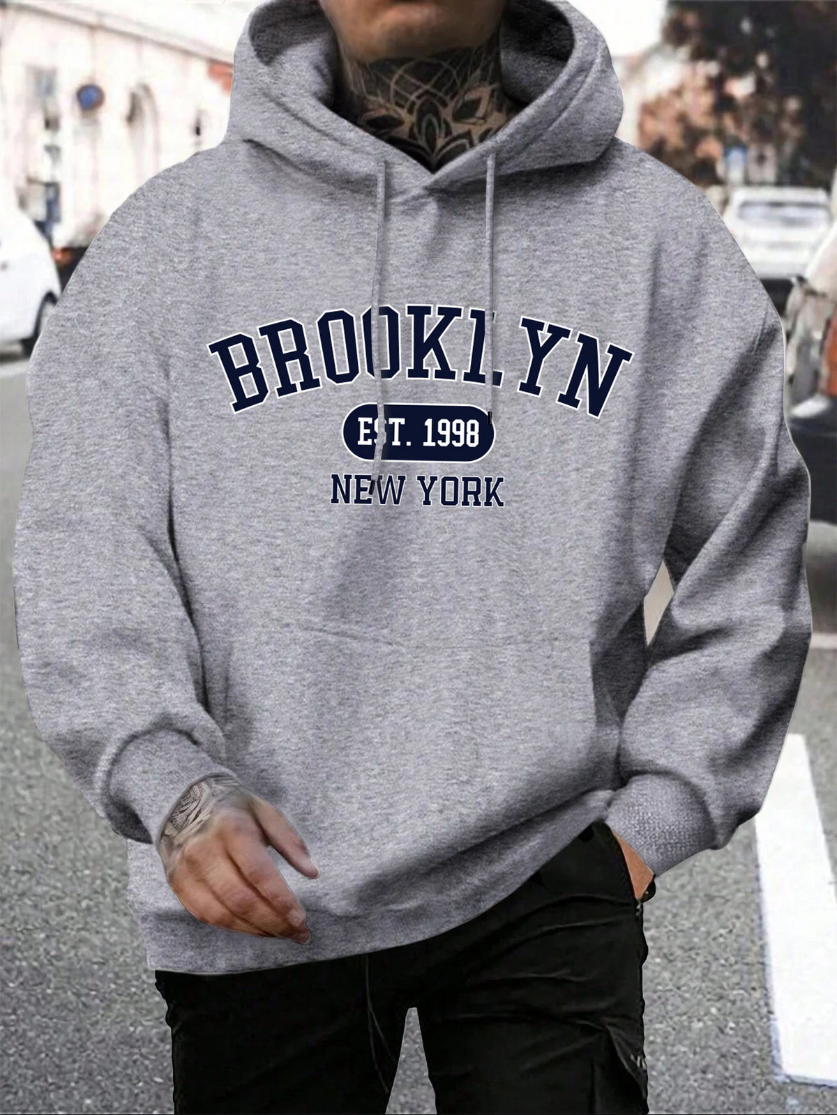Men's Brooklyn Print Hoodie