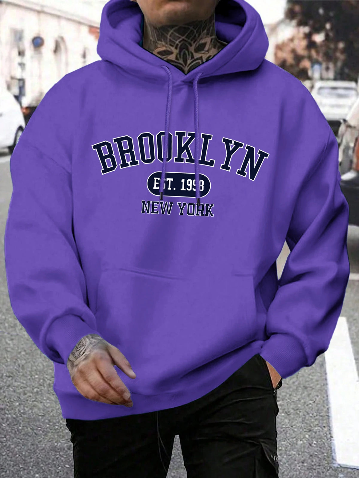 Men's Brooklyn Print Hoodie
