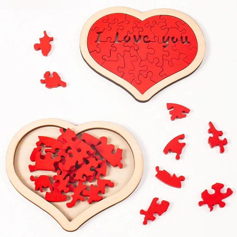 "20 Reasons Why I Love You" Engraved Puzzle Gift