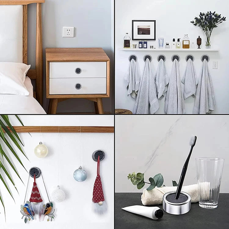 Wall-Mounted Dish Cloth Clips (3 Pcs)