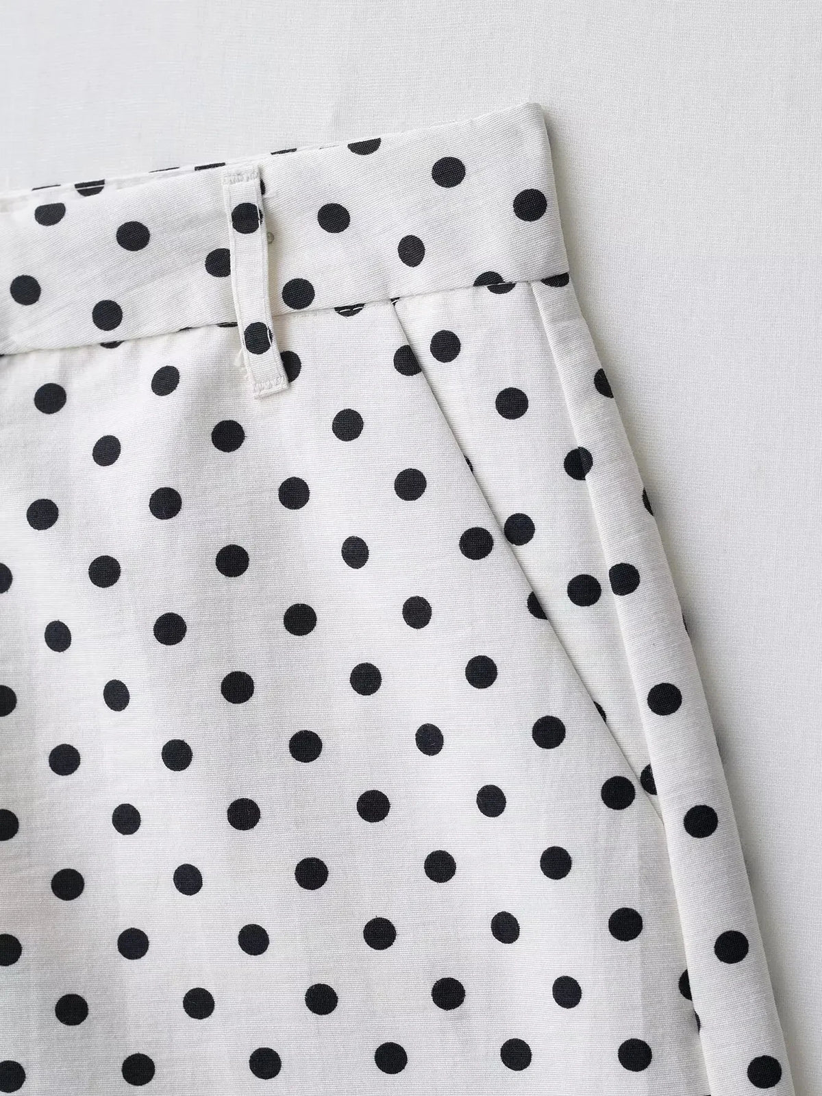 Women's Polka Dot Turtleneck Zip Jacket