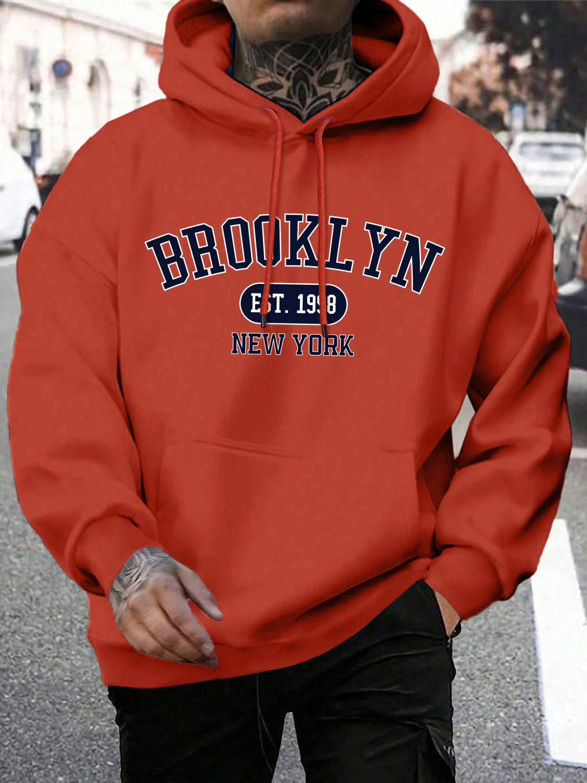 Men's Brooklyn Print Hoodie