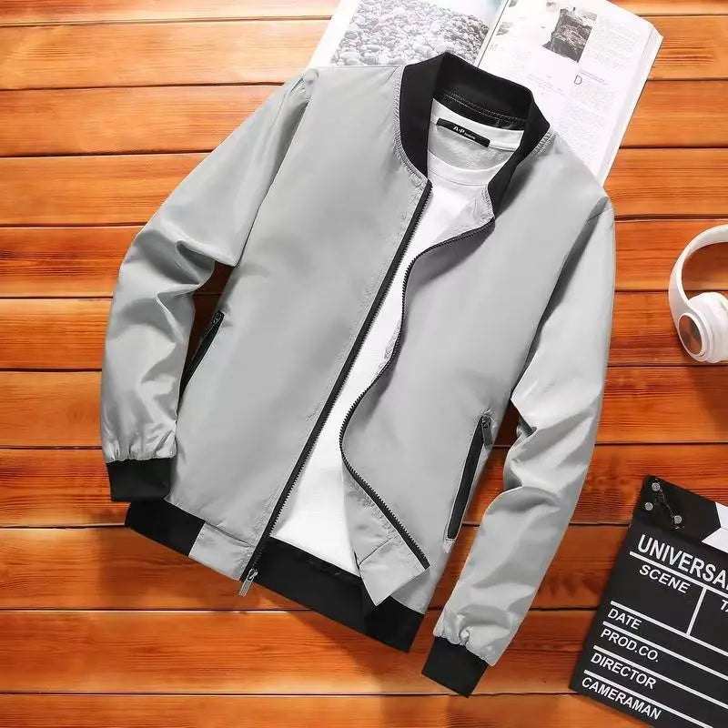 Men's Slim Fit Bomber Jacket