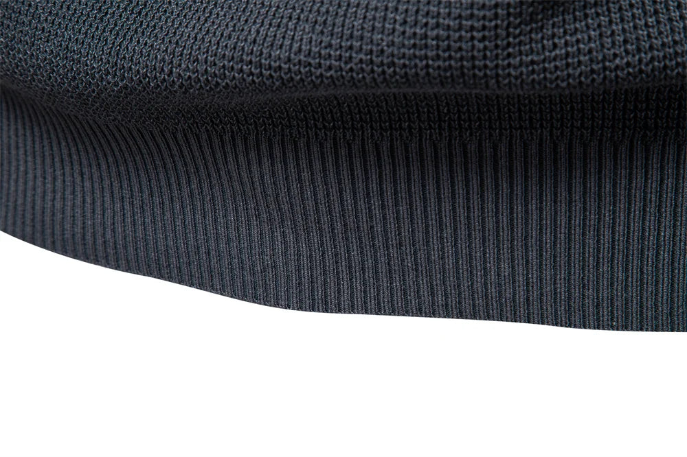 Men's Long Sleeve Henley Polo Shirt