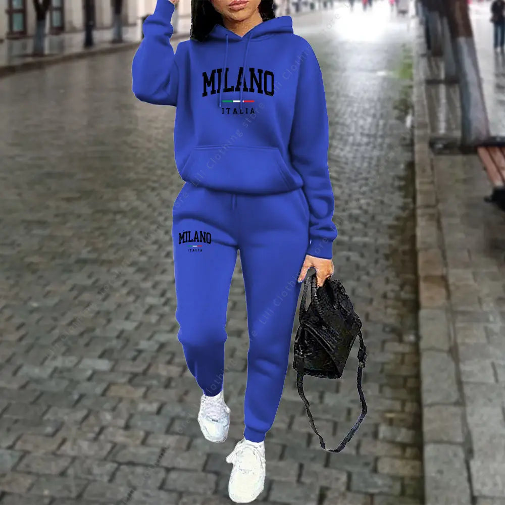 Women's 2-Piece Hoodie & Pants Tracksuit