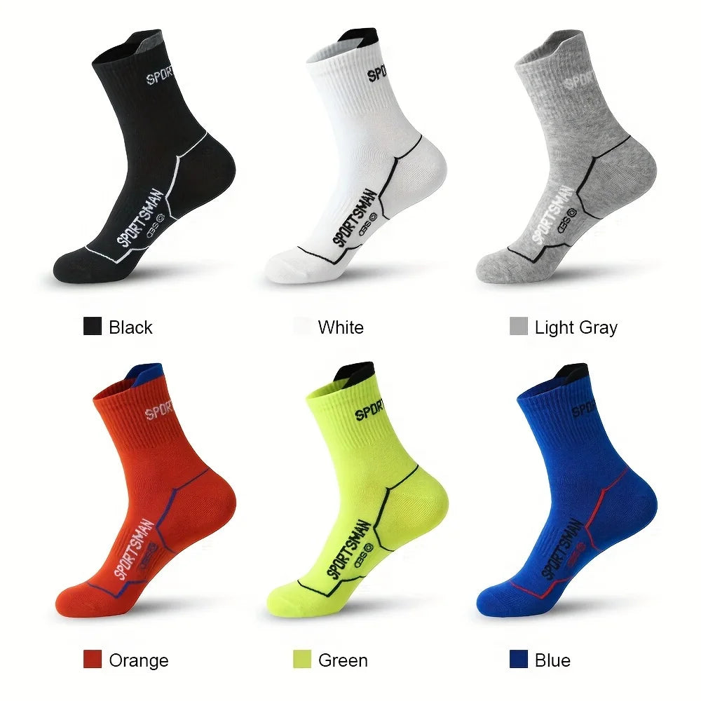 Men's Breathable Mesh Sports Socks (6 Pairs)