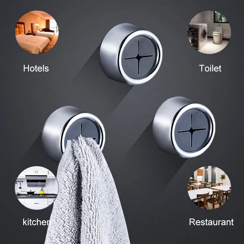 Wall-Mounted Dish Cloth Clips (3 Pcs)