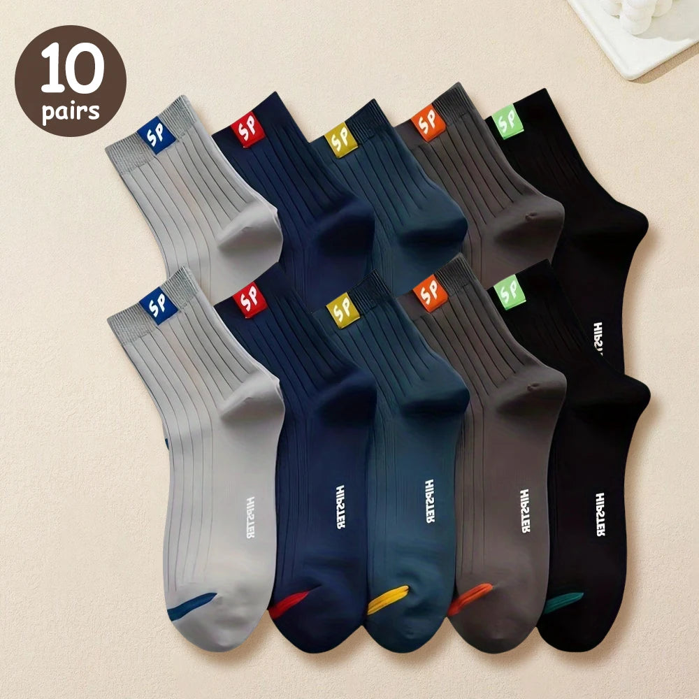 Men's Breathable Sports Socks (5–20 Pairs)