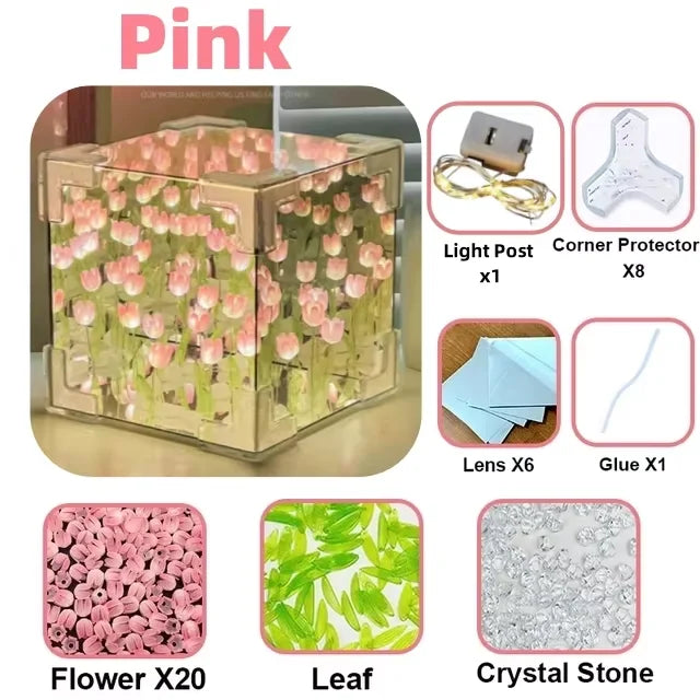 DIY Tulip Flower Night Lamp Kit